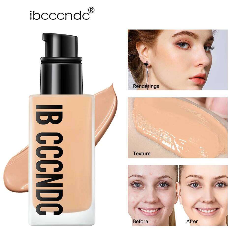 Liquid Concealer Face Naturally Matte Oil-Control Waterproof Foundation 30Ml 6 Colors Optional Cosmetic 26L0306