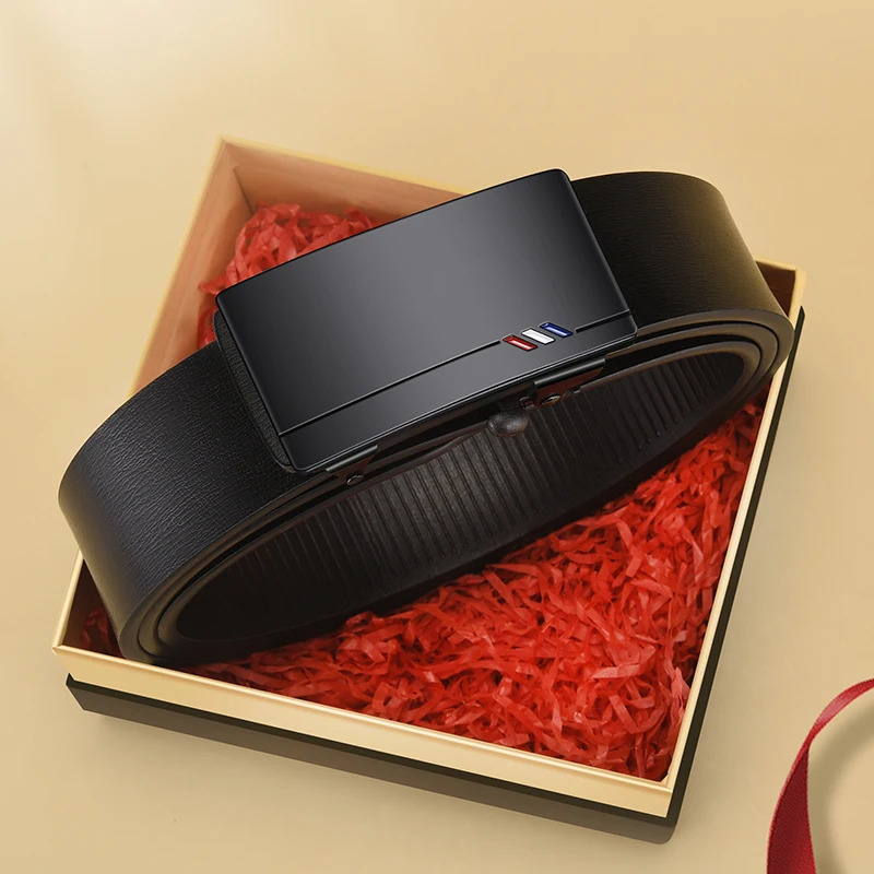 Fashionable Mens Alloy Automatic Buckle Belt With Mens Business Suit Pants Belt High-quality Casual Mens Belt 260302