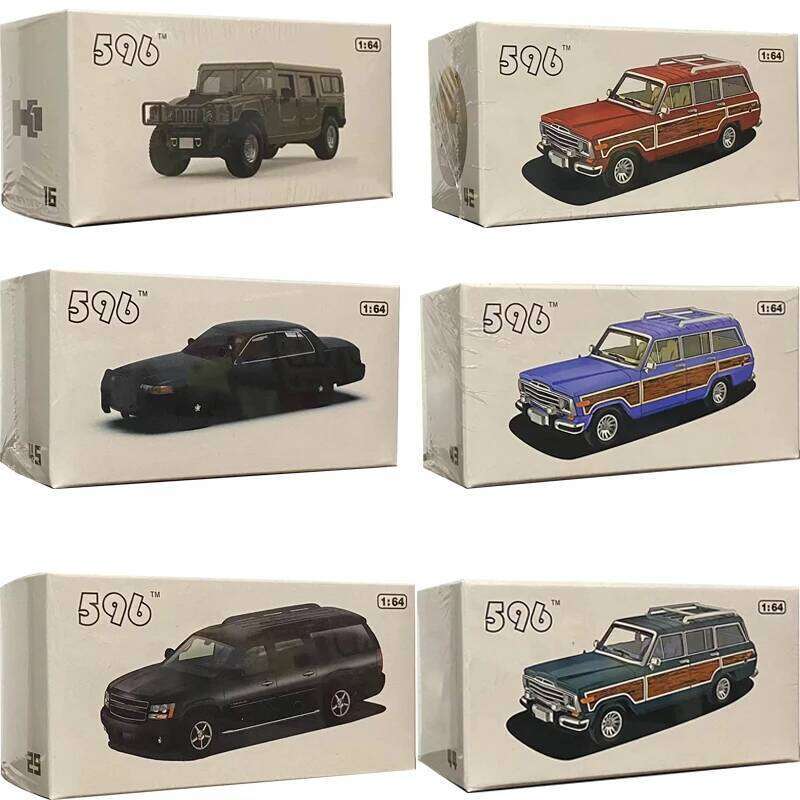 New 596 1:64 Scale Alloy Model 20-69 Minibus Car Limited Child Collection Toy Birthday Gift in Stock FAST SHIPPING Z260306