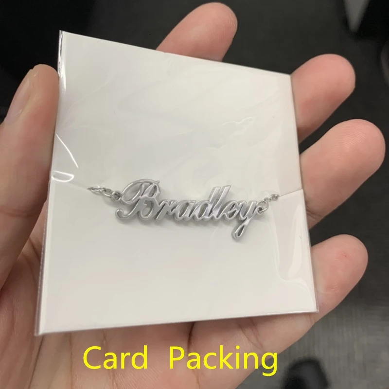 Customize Amharic Name Necklaces Ethnic Jewelry Personalized Custom Any Language Nameplate Necklaces For Women Friend Gifts 260302