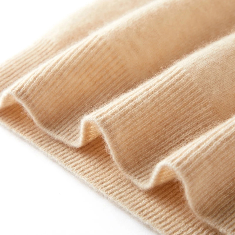 Pure Wool Sleeveless Mock Neck Sweater Womens Solid Color Knitting Basic Top Pullover Cashmere Clothes 260306
