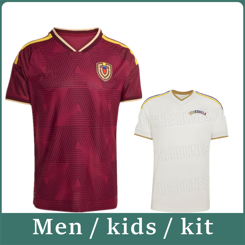 2026 2027 World Cup Venezuela Soccer Jerseys national team SOTELDO SOSA RINCON CORDOVA BELLO JA.MARTINEZ RONDON OSORIO MACHIS 26 27 football shirt men kids kit 16-4XL