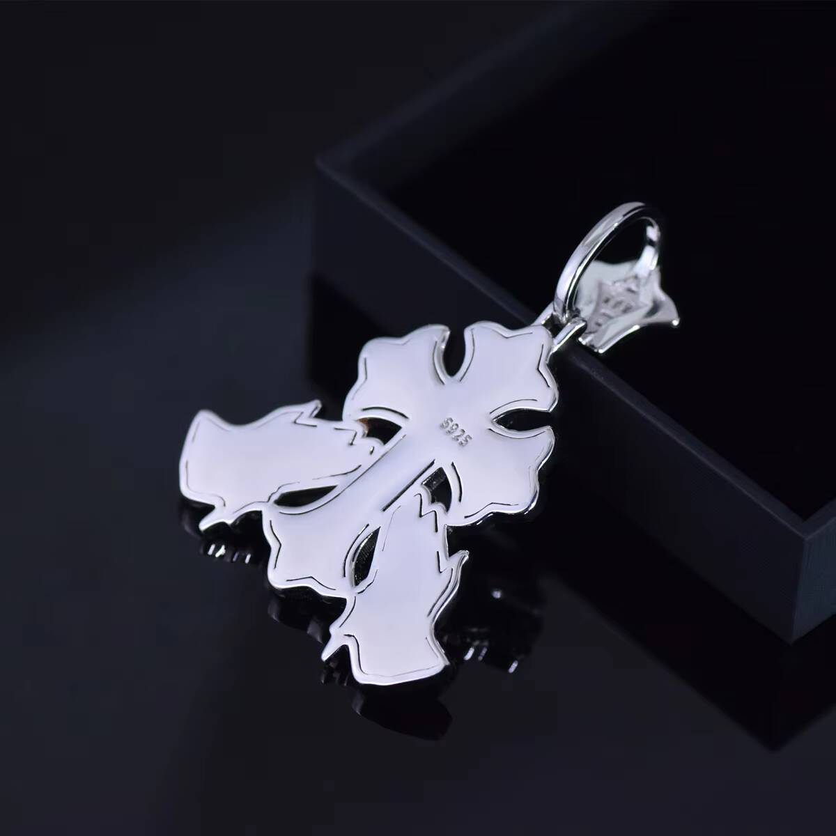Customize Mens Hip Hop Necklace Jewelry S925 Sterling Silver Moissanite Prayer Cross Pendant