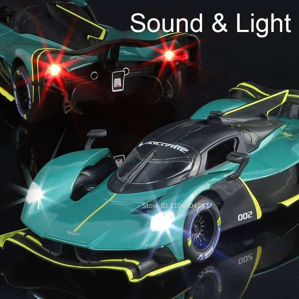 1:24 Valkyrie PAGANI Huayra BC Diecast Model Alloy Sports Car Toys Doors Opened Front Wheel Steering Vehice for Boyfriend's Gift Z260306