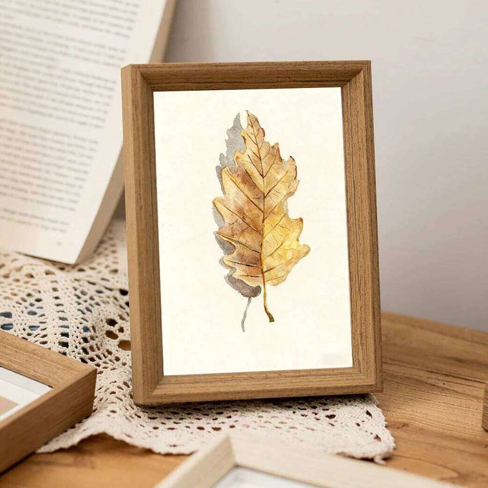 home decor ornaments decorative painting Flowers and leaves photo frame desktop decoration H260306