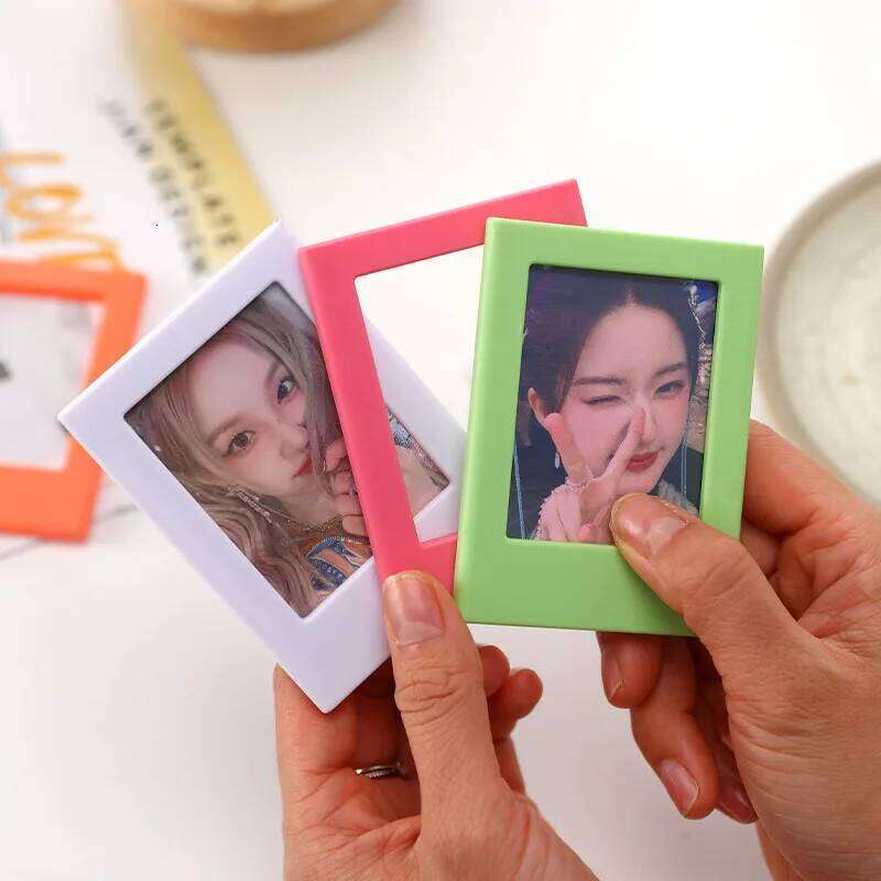10Pcs Set Instax Mini Photo Frame | Fridge Magnet Card Holder Creative Ins Style Kawaii Fix 3 Inch Instant Film Picture H260306