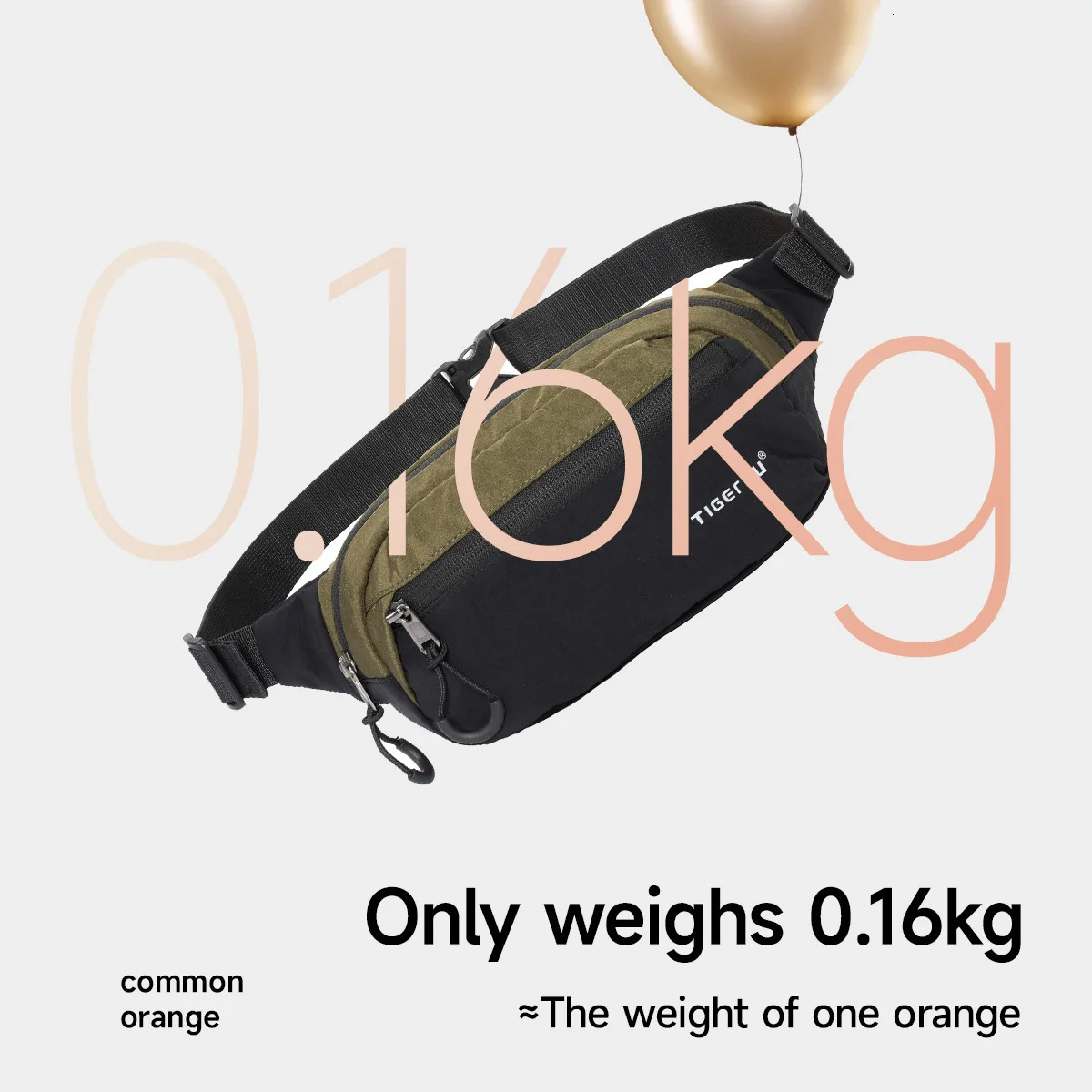 Tigernu Waist Pack Fanny Packs For Men Chest Bags Man Belt Pouch Casual Hip Sack Light Weight Shoulder Bag Crossbody 260228