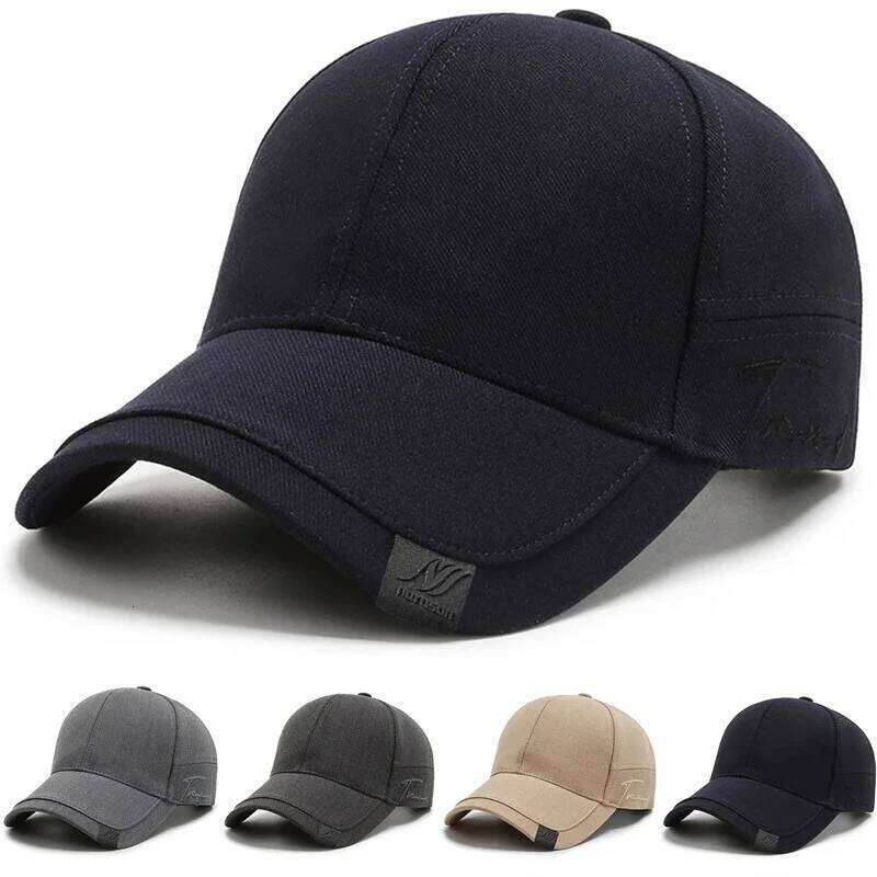 High Quality Solid Baseball Caps for Outdoor Cotton Cap Bone Men Trucker Hats Y260304