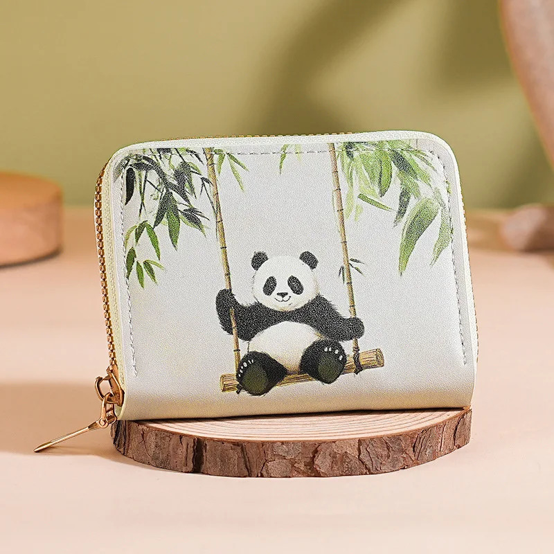 Panda cute ink drivers license protective cover multicard position card bag ID 260307