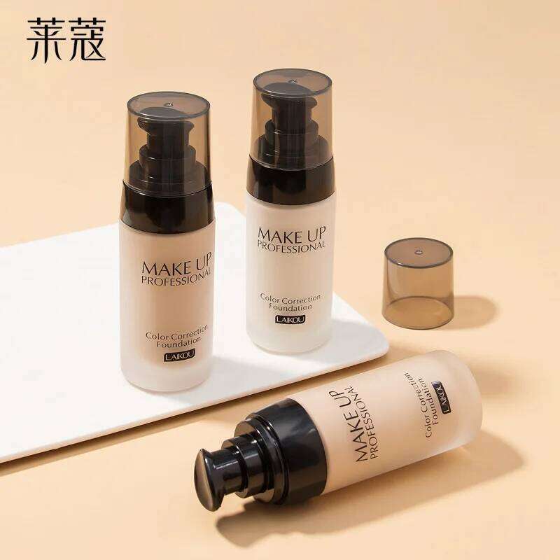 LAIKOU Base Face Liquid Foundation BB Cream Concealer Moisturizer Oil-control Whitening Waterproof Maquiagem Makeup 40g 26L0306