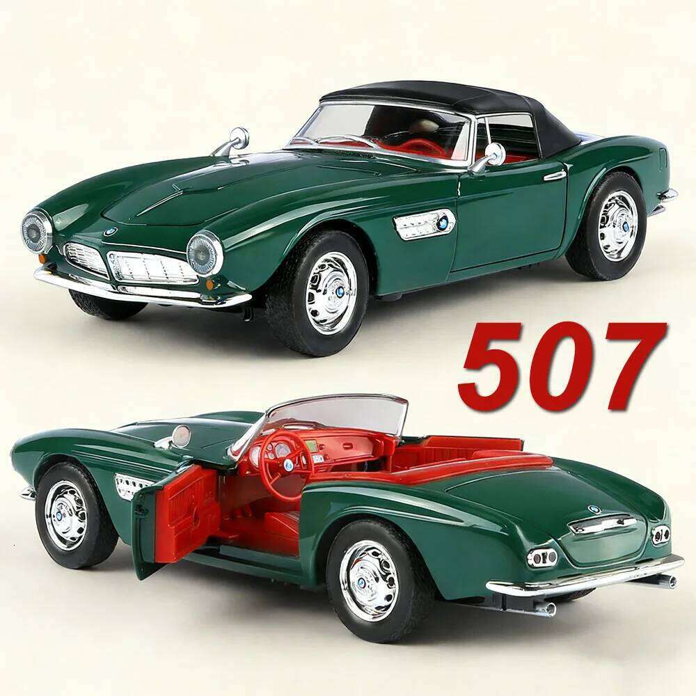 1:24 507 M3 Miniature Model Diecast Alloy Toys Sports Car Doors Opened with Sound Light Pull Back Vehice Decorative Collectibles Z260307