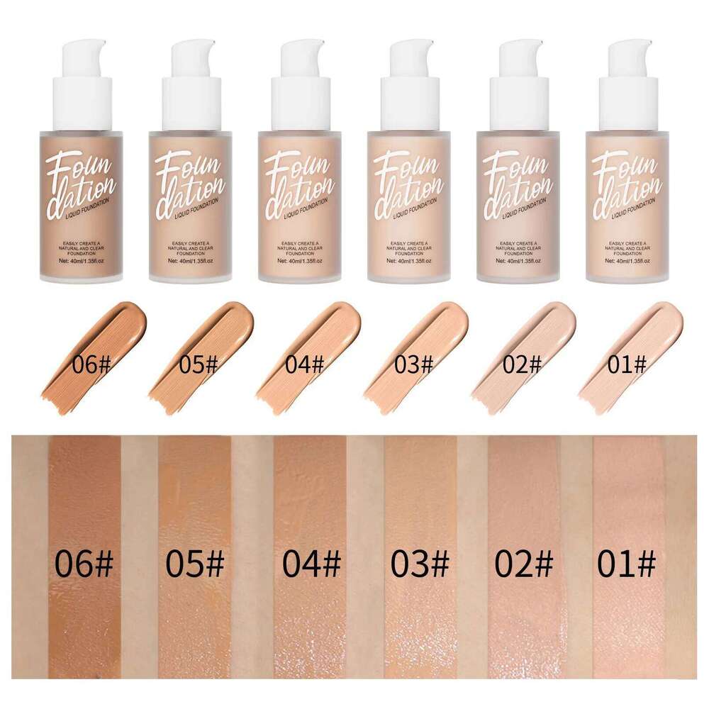 Waterproof Matte Liquid Makeup Cream Cover Dark Circle Corrector Concealer Whitening Face Foundation Cosmetics 26L0306