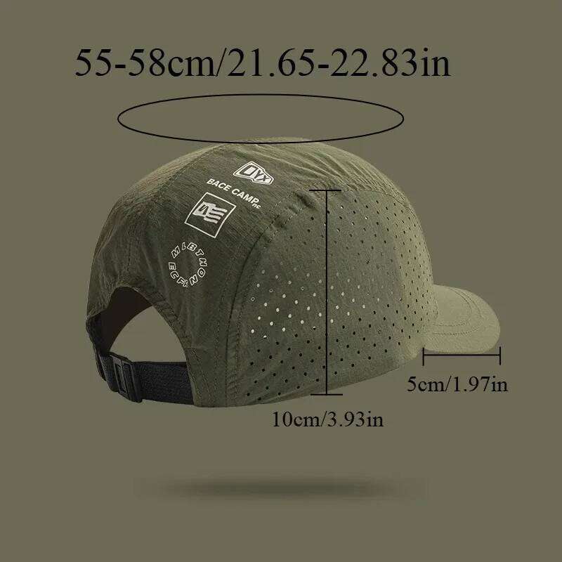 1pc unisex Unisex Baseball Cap,Outdoor windproof Camping Breathable Golfcap for Sun Protection Quick drying HikingHat Y260304