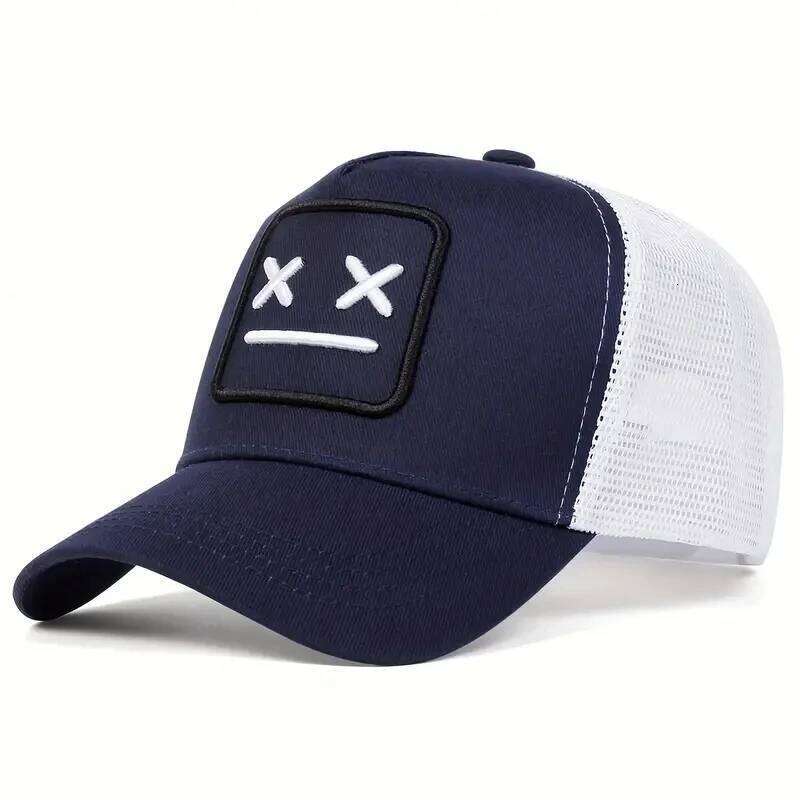 Fashion Robot Embroidered Baseball for Men Women Hip Hop Spring and Autumn Outdoor Adjustable Casual Sunscreen Hat Y260304