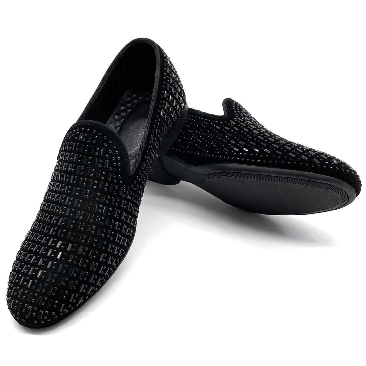Diamonds Designer dress shoes for men and women Luxury loafers suede leather casual loafers flats office black shoes with dust bag