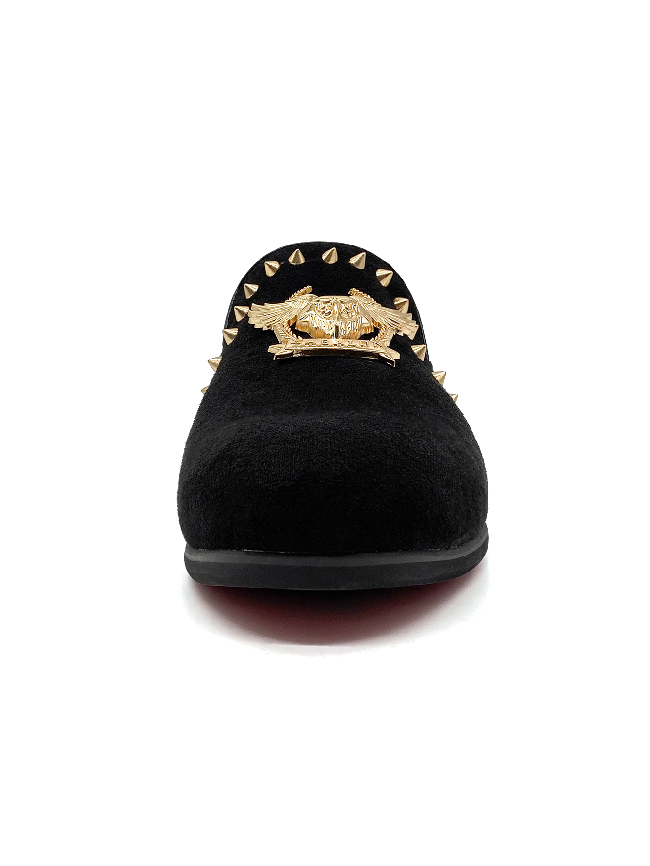 Rivets Designer dress shoes for men and women Luxury loafers suede Genuine leather casual loafers flats office Sequined shoes with dust bag