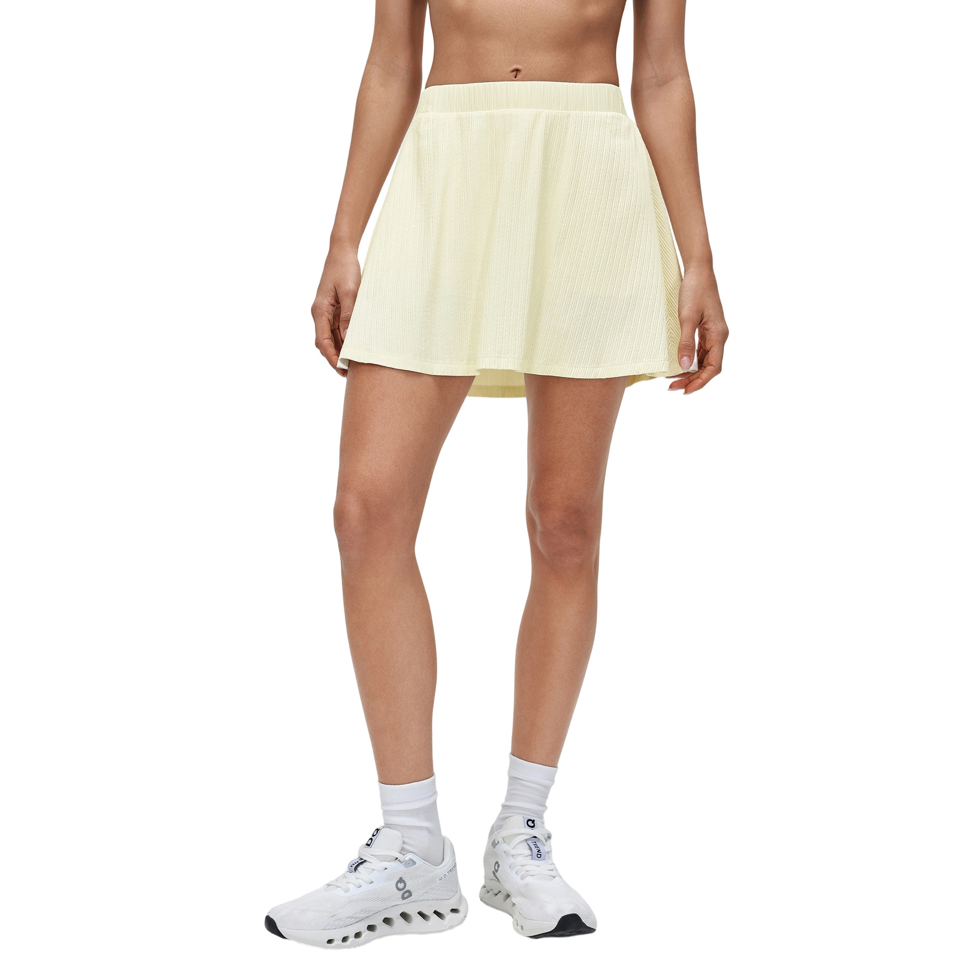 New Quick-Dry Sports Fake Two-Piece Running Anti-Exposure Yoga Fitness Short Tennis Skirt for Women