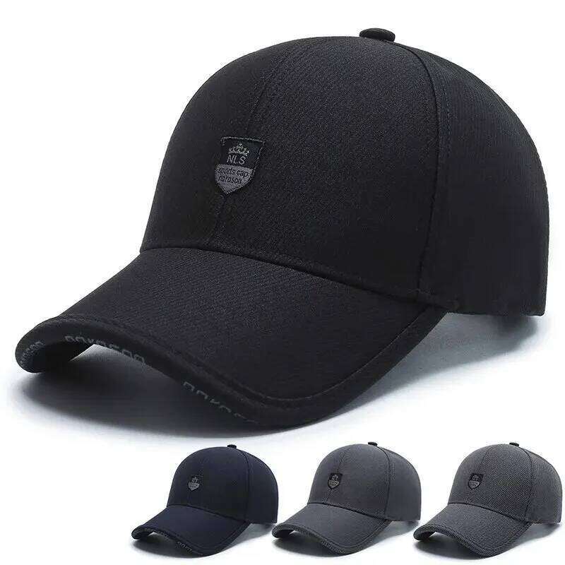 Middle-Aged Elderly Hats, Men's Baseball, Spring Autumn Tides, Fashionable Dads, Foreign And Versatile, Sunshade Caps Y260304