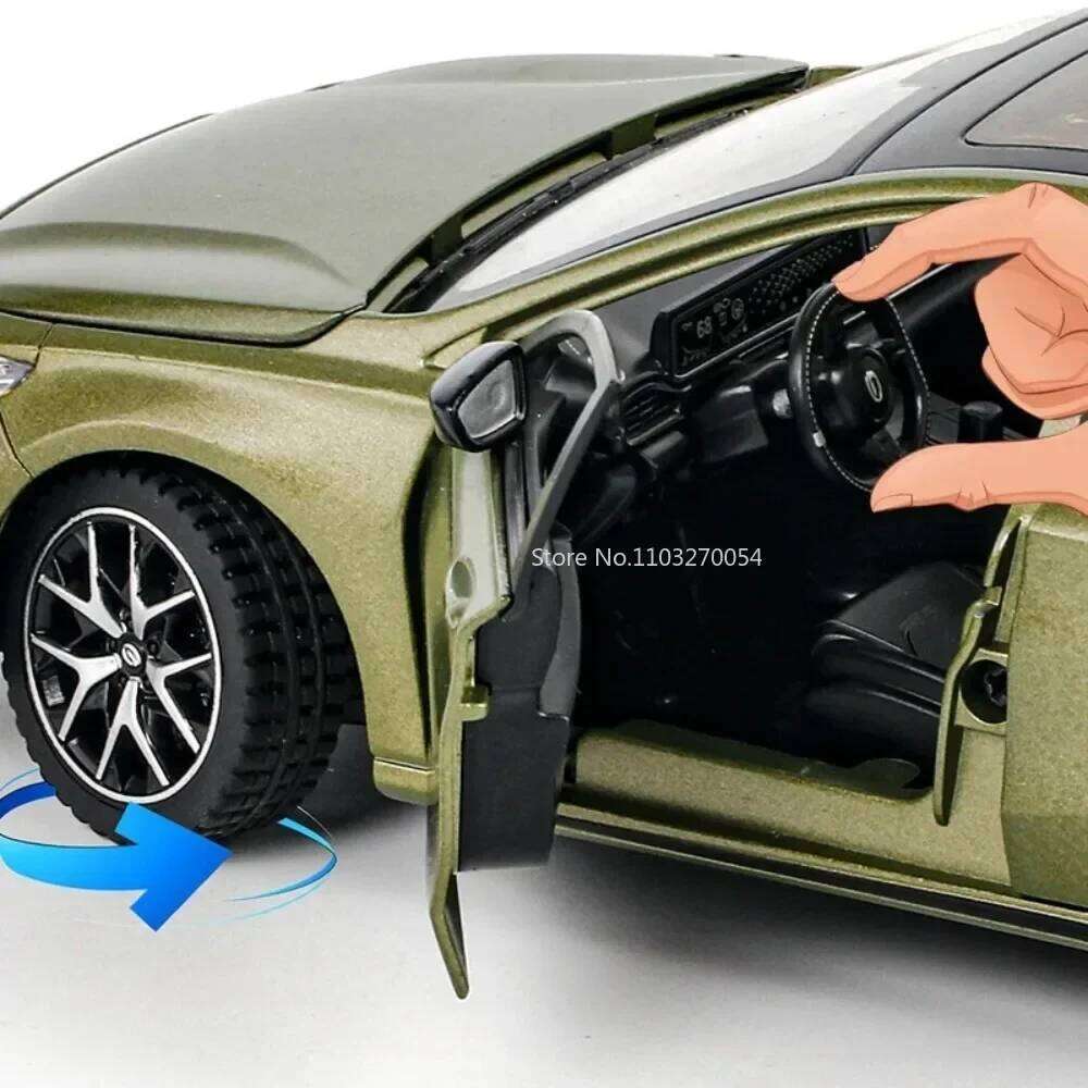 1:24 EMPOW55 Hong Qi H9 Alloy Model Toys Diecast Car 6 Doors Opened Sound Light Pull Back Miniature Vehcies for Children's Gifts Z260306