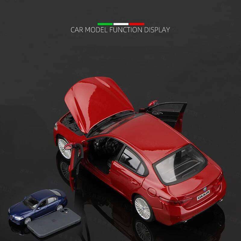 Bburago 1:24 Alfa Romeo Giulia Stelvio Alloy Scale Model Diecast Metal Static Collection Children Toy Car Vehicles GIfts Z260306