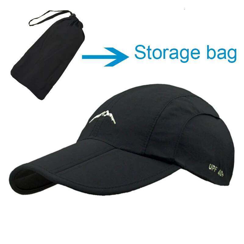 Waterproof Outdoor Sport Baseball Unisex Spring Summer Quick Drying Hat Breathable Cap Foldable Cycling hat Sun Protection Y260304