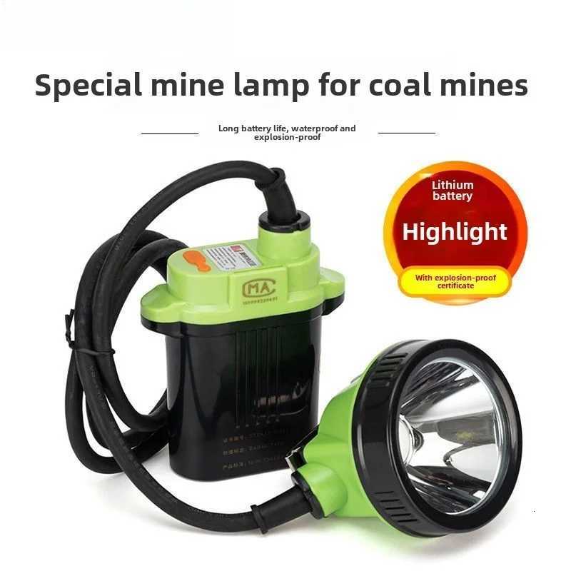 Led Strong Split Mining Light Lithium Battery Long Endurance Safety Helmet Headlight LampWaterproof And Explosion-Proo H260307