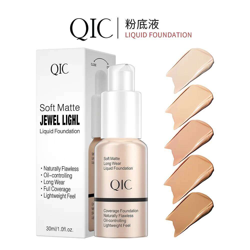 30ml Matte Makeup Foundation Professional Concealing Face Dark Circle Liquid Long-lasting Eye Corrector Cream Primer 26L0306