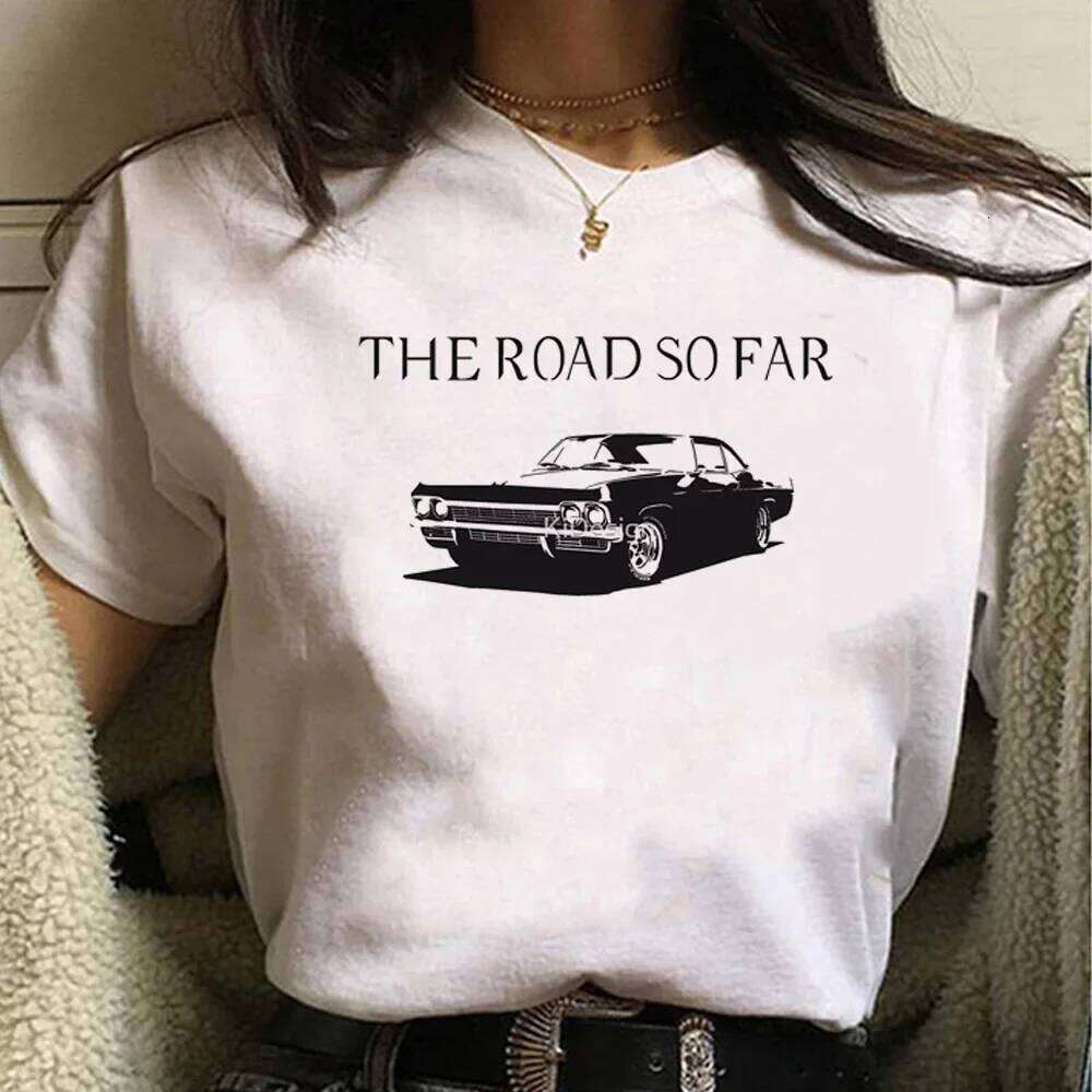 Supernatural tshirt manga Tee girl 2000s clothing women clothes y2k top body my choice XJ260306