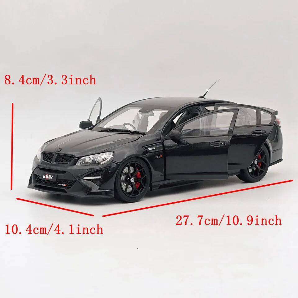 1/18 Scale For HSV GTSR W1 PHANTOM Black B182817E Diecast Models Car Limited Collection Auto Toys Gift Used Z260306