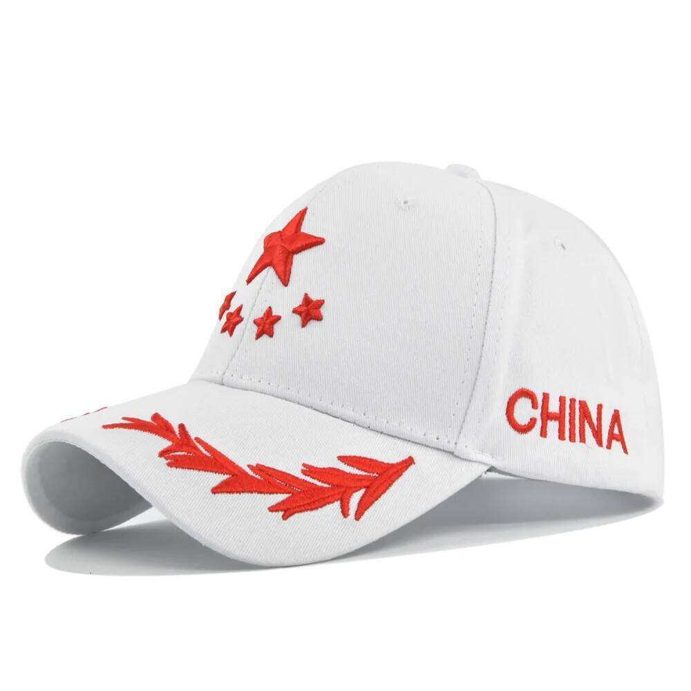Baseball Snapback Hat China flag Letters embroidery Pentagram Sun hat Spring Autumn baseball cap Hip Hop Fitted Cap Y260304