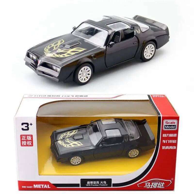 1:36 PONTIAC Firebird Alloy Sports Diecast Metal Race Vehicles Car Model High Simulation Collection Toy Gift Z260306