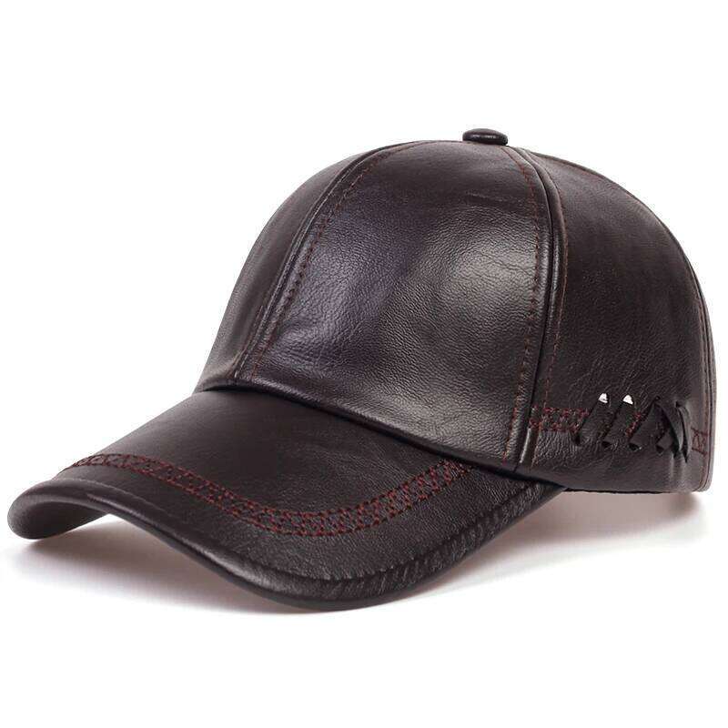 Fashion Solid Winter Leather Baseball Cap Men Snapback Autumn Warm Black Caps Women Bone Masculino Mens hats and Hats gorras Y260304