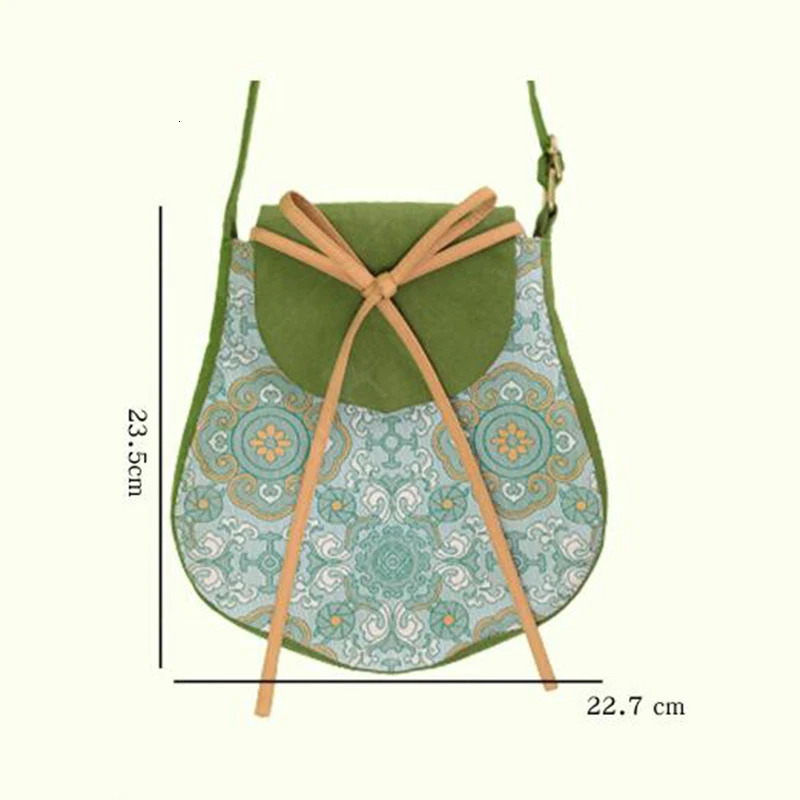 Chinese Style Guofeng Vintage Shoulder Bag Artistic National Trend Women Crossbody Patchwork Fabric Hanfu Coin Purse 260307