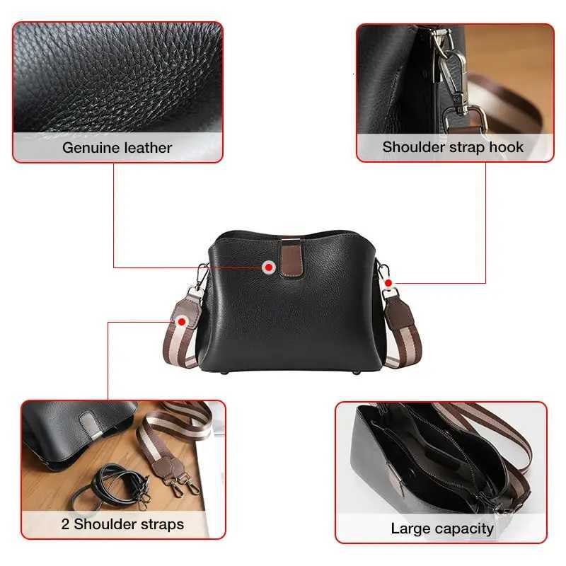 FOXER Genuine Leather Womens Shoulder Bag 2026 Casual Lager Tote Bag PVC Female Crossbody Purse H260306