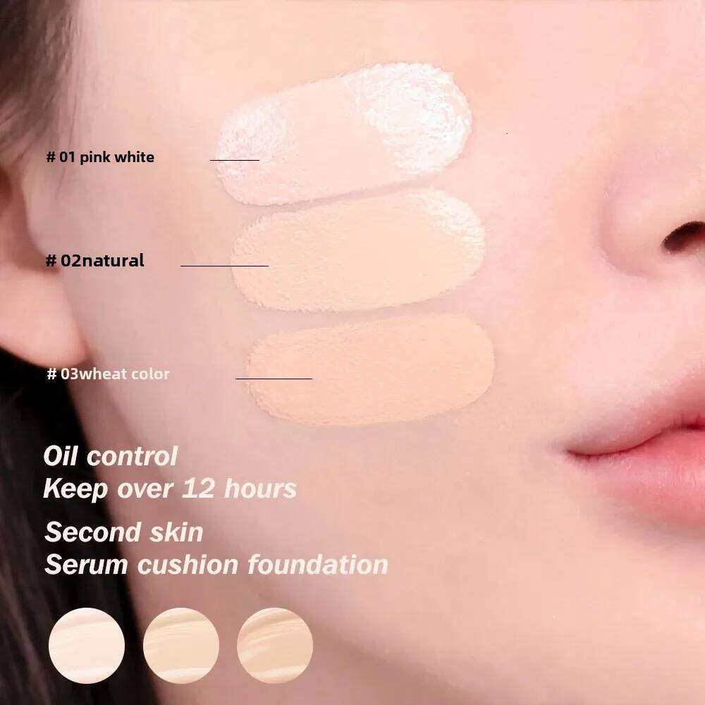 O.TWO.O 3 Colors Air Cushion BB Cream Full Coverage Breatheable Concealer Waterproof Face Foundation 26L0306