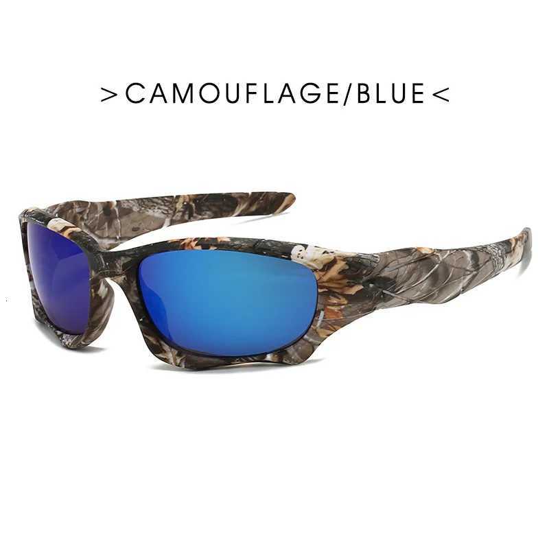 Tactical Camouflage Polarized Fishing Glasses Men Women Cycling Hiking Driving Sunglasses Outdoor Sport Eyewear Riding Windproof S260304