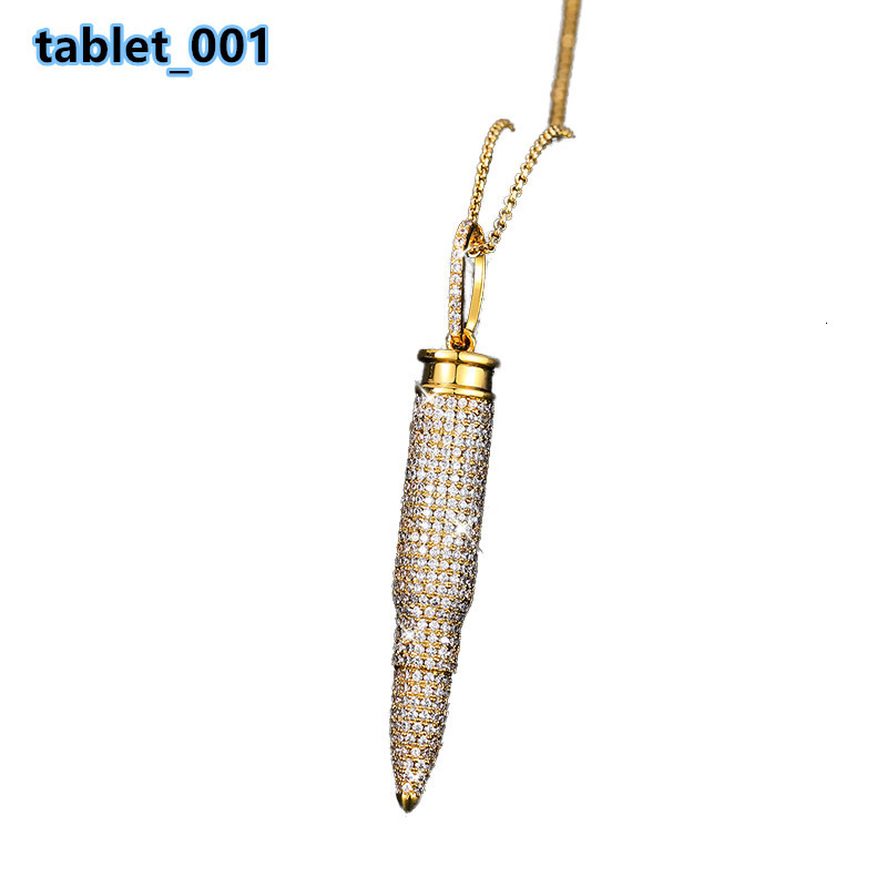 Hot Sell 0 Design Hip Hop Brilliant Cut Moissanite Pendant 14K Gold Plated 925 Sterling Silver Unisex GRA Certified Necklace