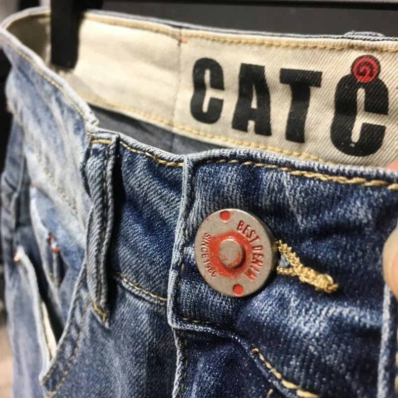 Short Jeans Pants for Men Oversize with Text Pockets Man Denim Shorts Big Size Thin Novelty in Xl Y2k Fashion Jorts Sale 260306