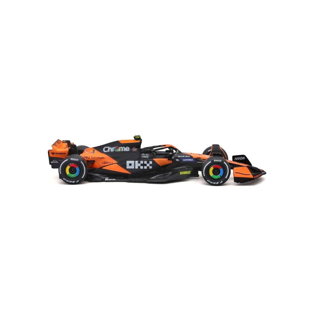 Bburago 1:43 2024 Mclaren MCL38 Miami Monaco F1 Formula Car Die Cast Vehicles Collectible Model Racing Toys Z260306