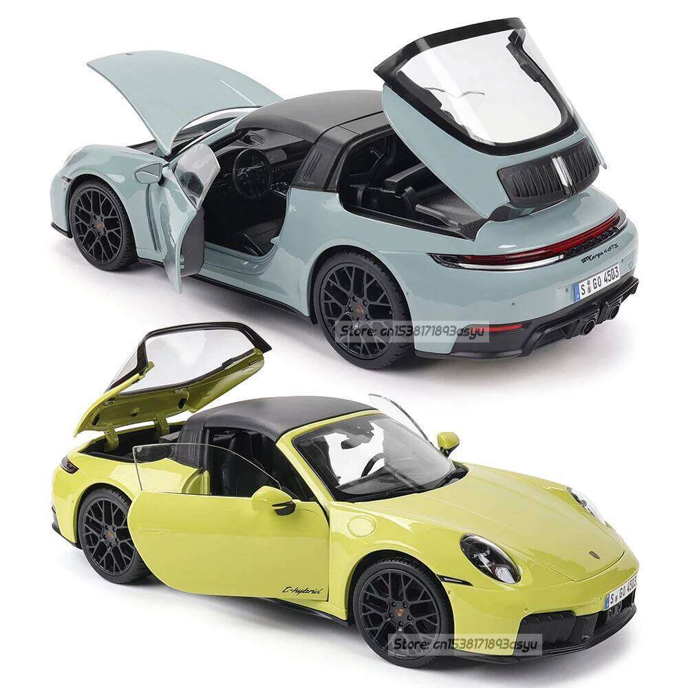 Maisto 1:18 Porsche 911 Tarqa 4 GTS 992.2 Coupe car Alloy Model Classic Car Decoration Collection gift box packaging Z260306
