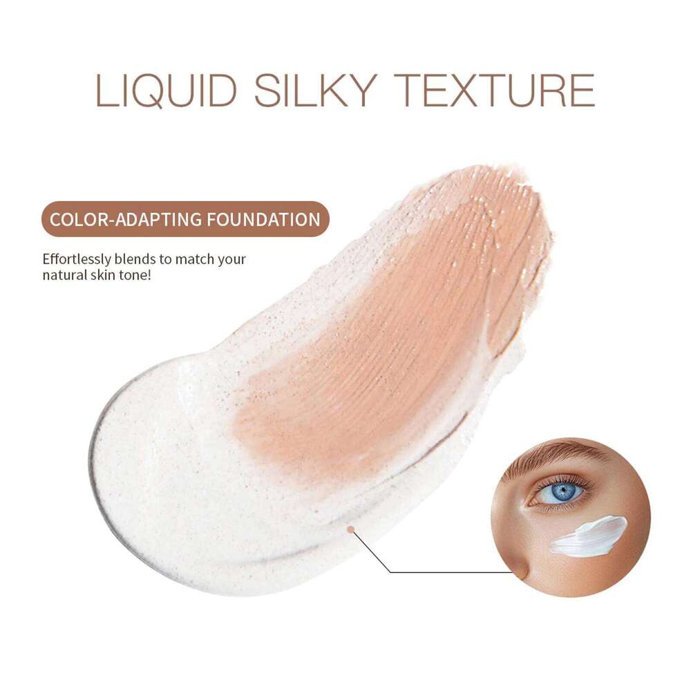 Color Changing Foundation 4 In 1 Moisturizer Longwearing Waterproof Concealer Even Skin Toning Sunscreen Spf 30 Whitening Makeup 26L0306