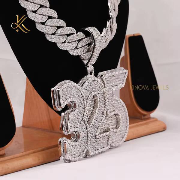 Dazzling Custom Moissanite Diamond Pendant Unique Hip Hop Style Pendant Luxury Statement Jewelry For Confident Men And Women