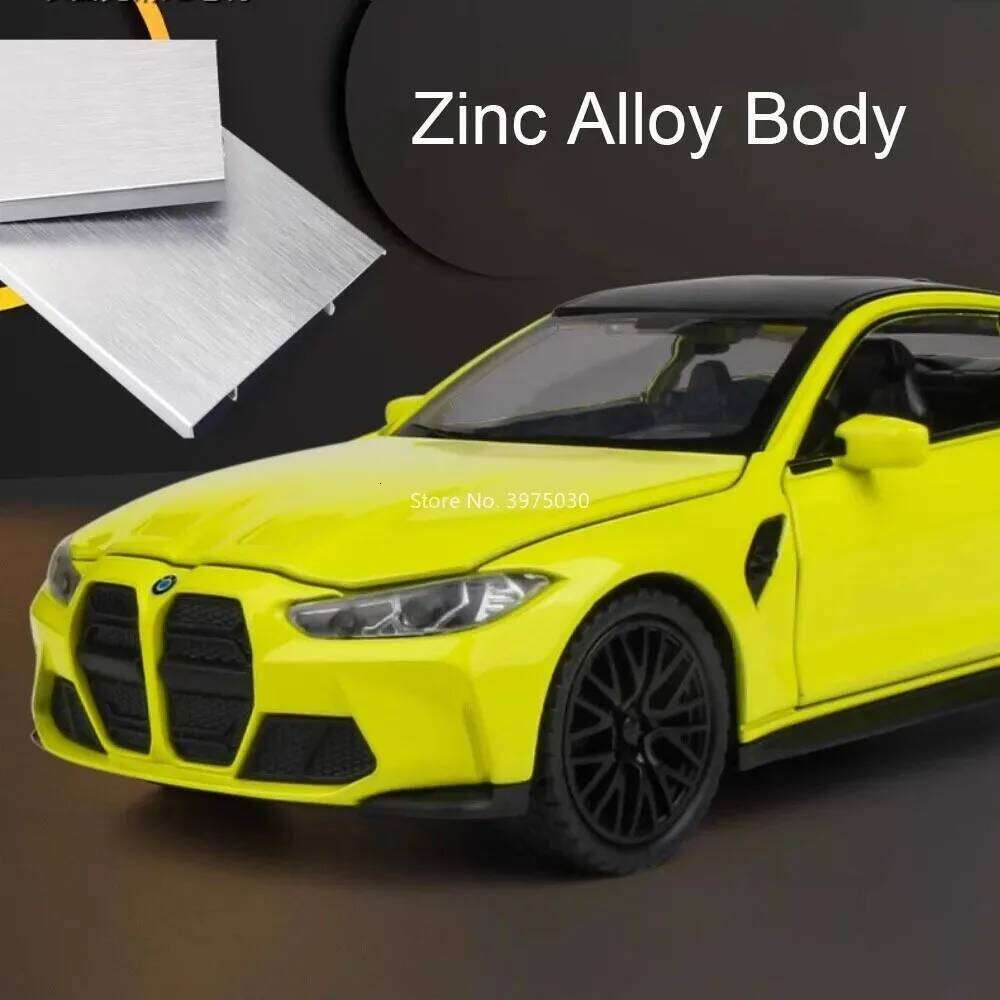 1:32 Alloy M4 X3M Models Cars Diecast Toys Wheel Shock Absorption Doors Opened Vehicle Rubber Tires Miniature Car for Kids Gifts Z260307