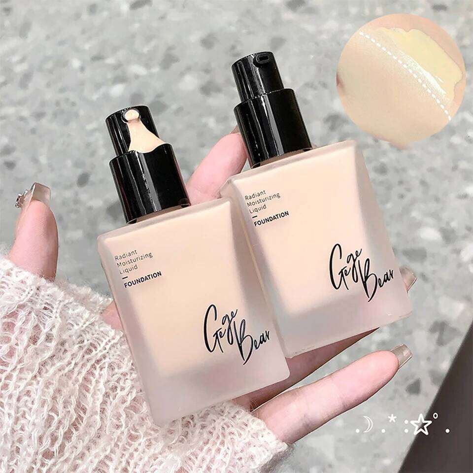 Gege Bear Light Liquid Concealer Long-lasting Moisturizing Natural Waterproof and Sweat-proof Foundation Cream 26L0306