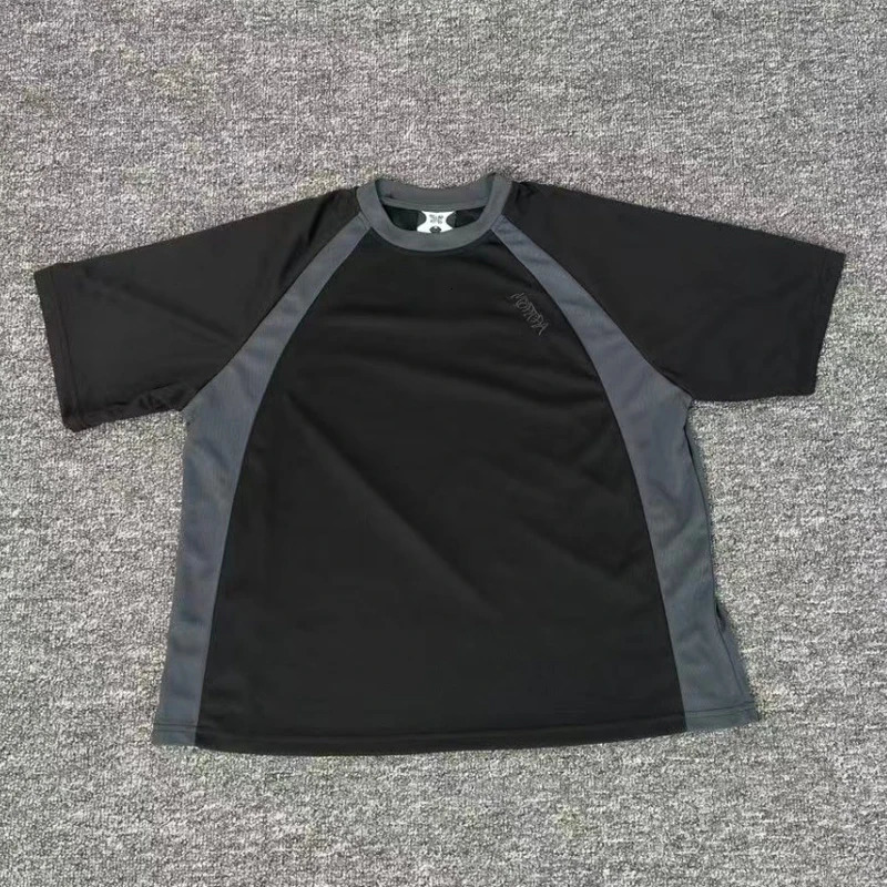 One Day Shipped Out High Quality Mens Mertra T-shirt Embroidered Print Short Sleeve American Street Hip Hop Tops 260304