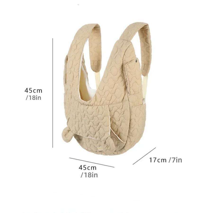 Carrier Backpack Extra Large Capacity Pet Chest Dog Cat Outdoor Bag Waterproof And Wind Resistant Portable Bamubi