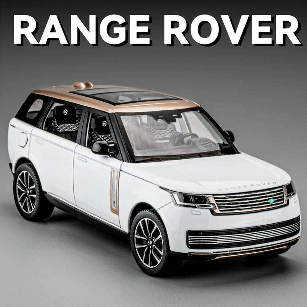 1:24 Land Range Rover Defender Alloy Model Cullinan Diecast Car Toys Doors Opened Sound Light Vehices Kids Christmas Gifts Z260306