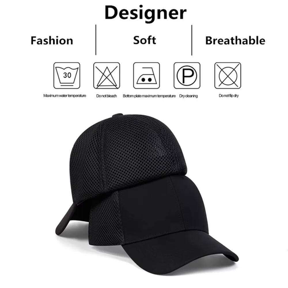 Fashion Casual Baseball Net Caps Rear Sealing Breathable Sunscreen Hat Adjustable elasticity Light Plate Hats Unisex Y260304