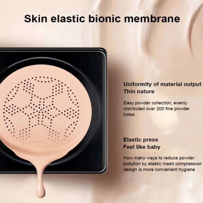 Air Cushion CC Cream Mushroom Head Foundation Moisturizing Long Lasting Comestics Natural Brighten Face Base Tone Make Up 26L0306