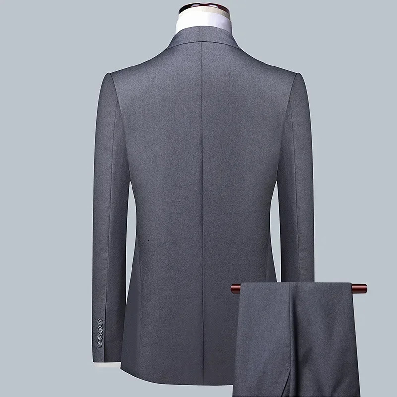 Suit Boutique Mens Fashion Business Blazer Vest Trousers Gentlemans Wedding Casual Professional Formal Suit 3 Piece M-6XL 260306